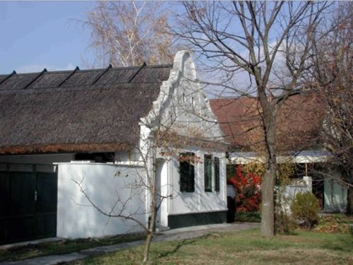Bild 2 - ein altes Langhaus mit Rohrdach.